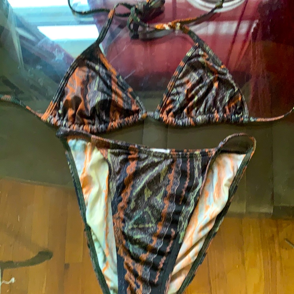 Swimsuit camo colored